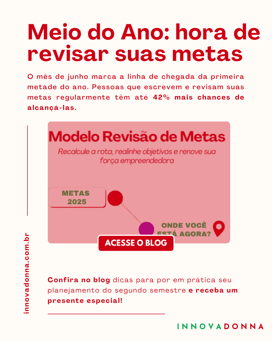 Meio do Ano: hora de revisar suas metas