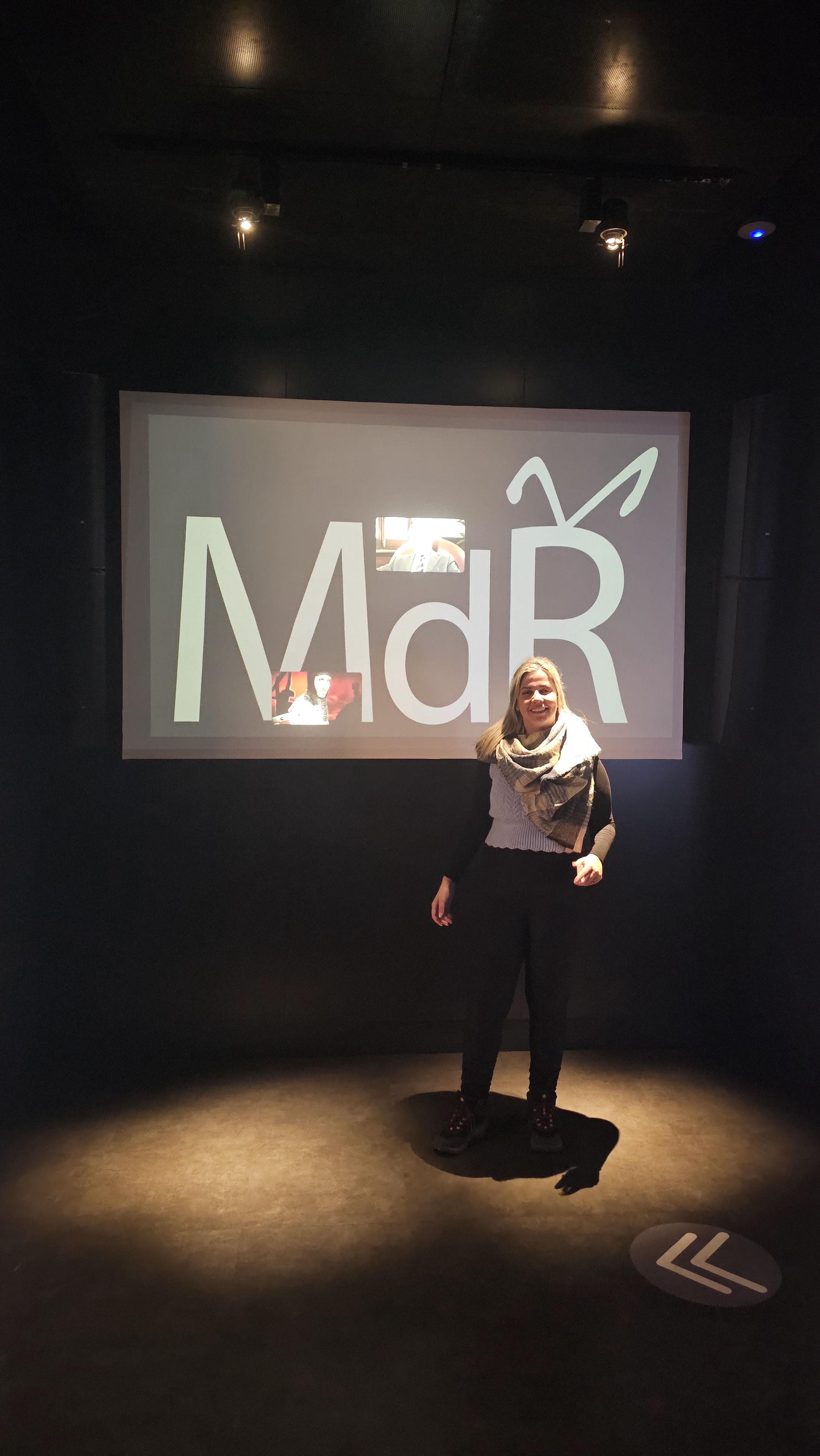 Amanda Viedo no Museu del Risparmio